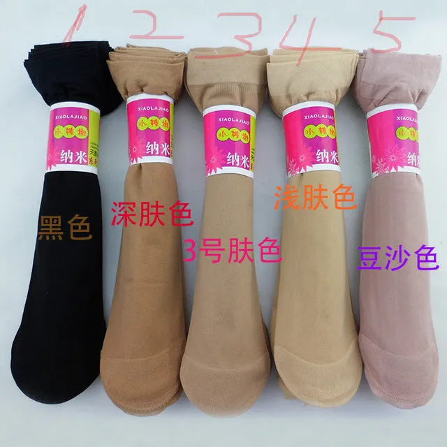20 pcs /lot Women Summer Socks Women Crystal Short Socks For Woman 2017 Female Elastic Nylon Socks & Hosiery