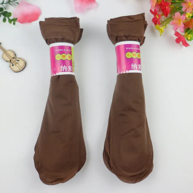 20 pcs /lot Women Summer Socks Women Crystal Short Socks For Woman 2017 Female Elastic Nylon Socks & Hosiery
