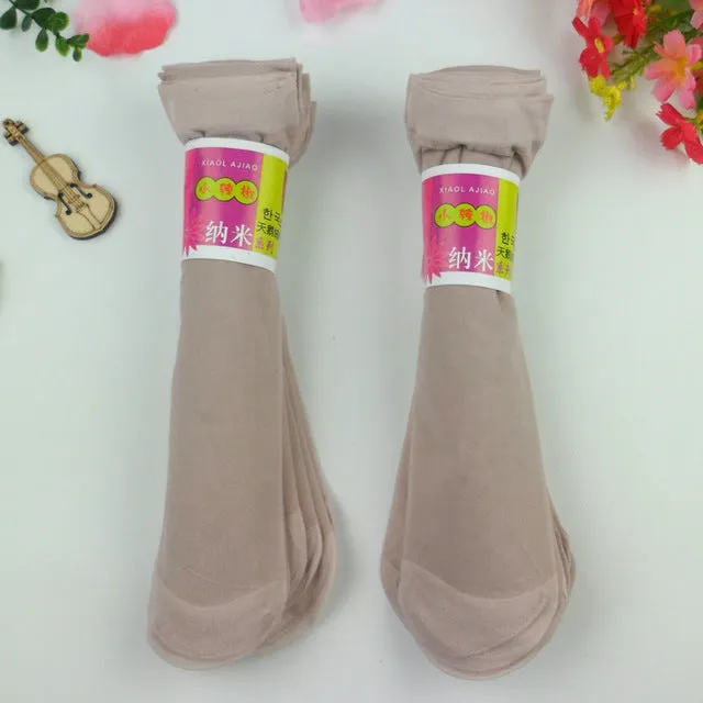 20 pcs /lot Women Summer Socks Women Crystal Short Socks For Woman 2017 Female Elastic Nylon Socks & Hosiery