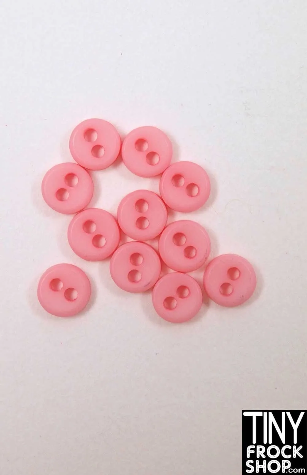 4mm - 12" Fashion Doll Quality Mini Divet Chunk Buttons - Pack Of 6
