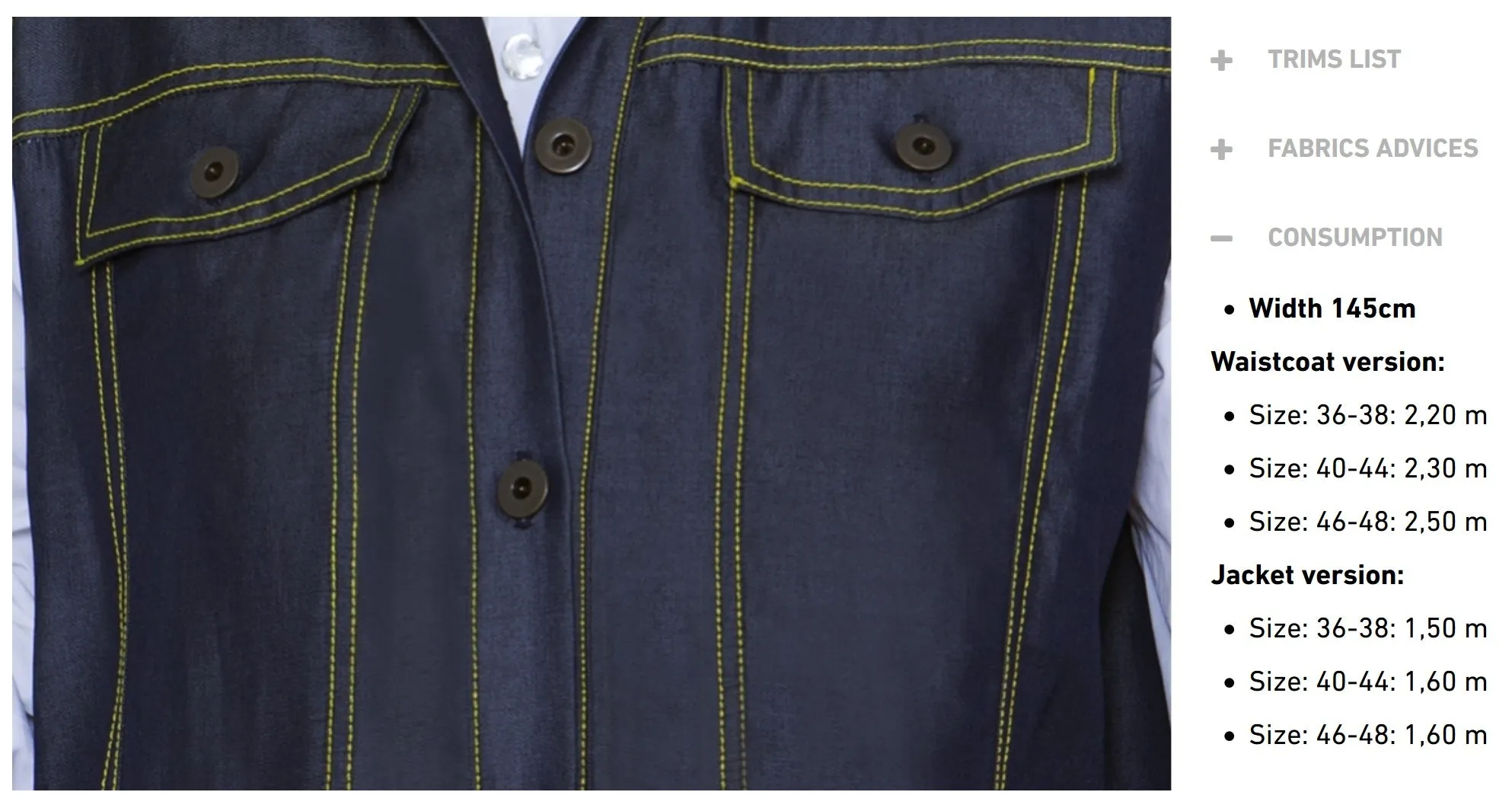 802 / Jean Jacket   Dress   Vest