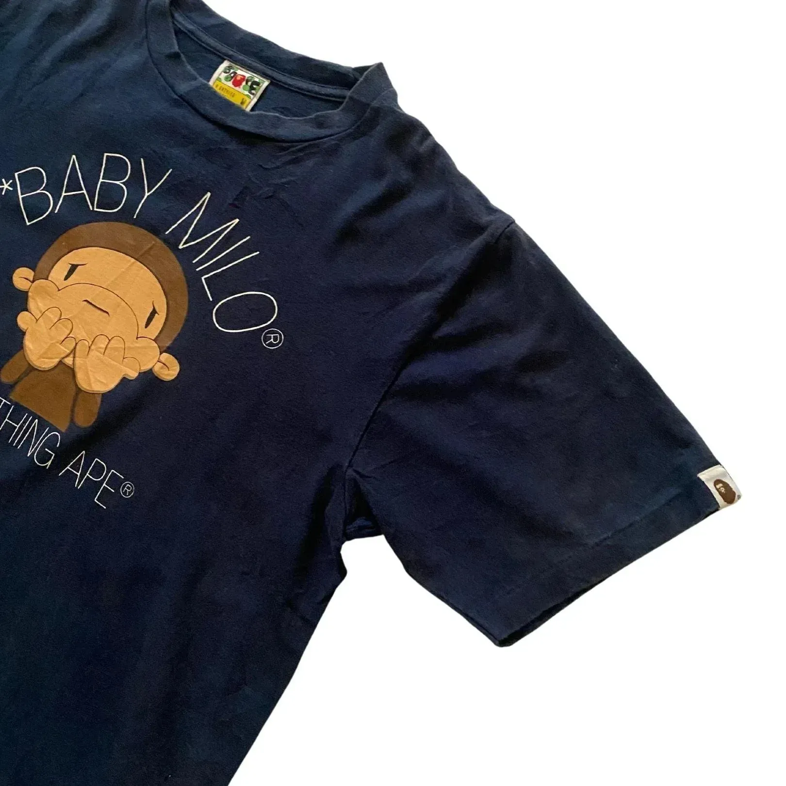 A BATHING APE BABY MILO TEE  (M)