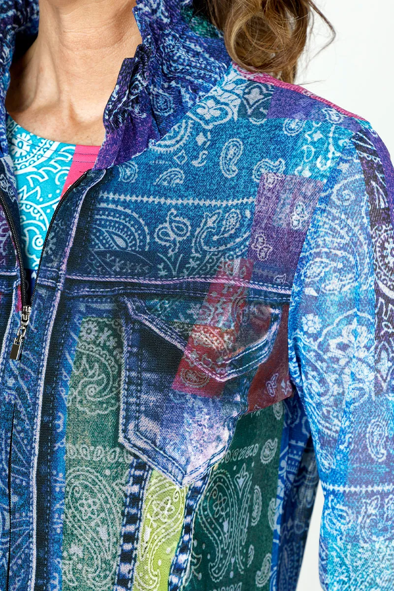 Frederique Paisley Denim Twinset