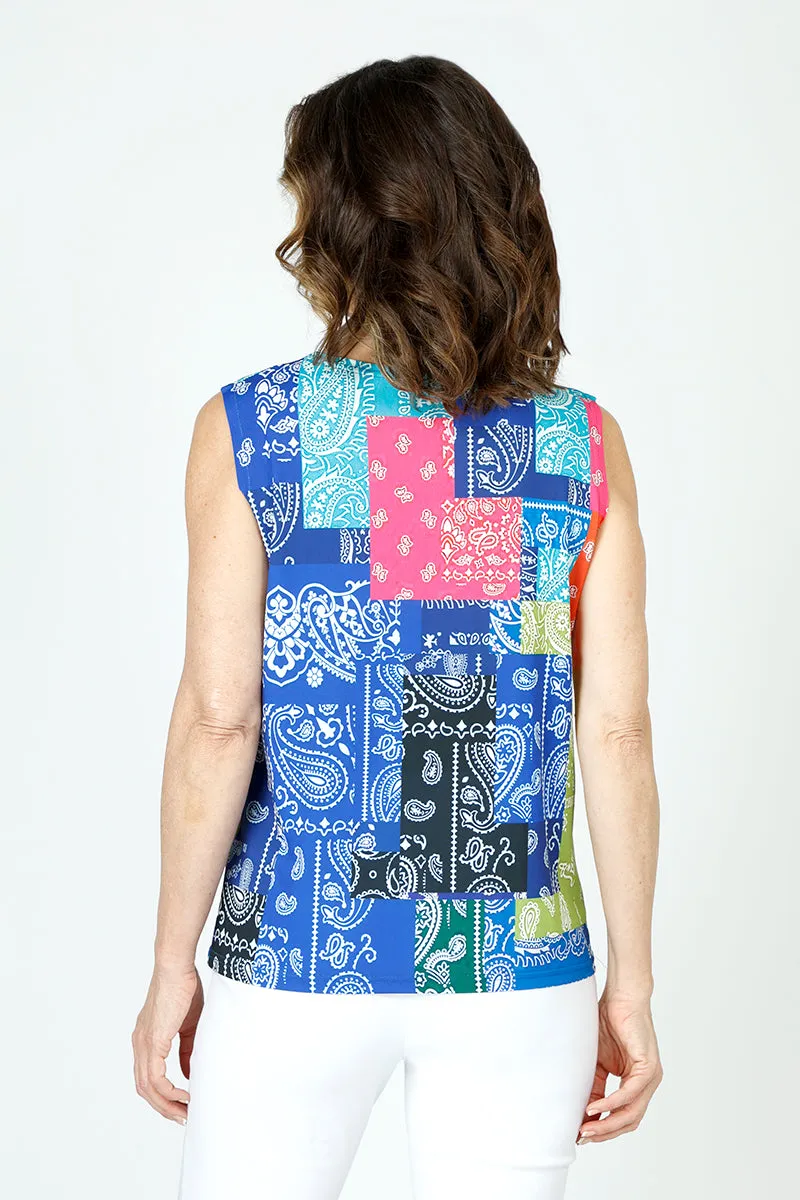 Frederique Paisley Denim Twinset
