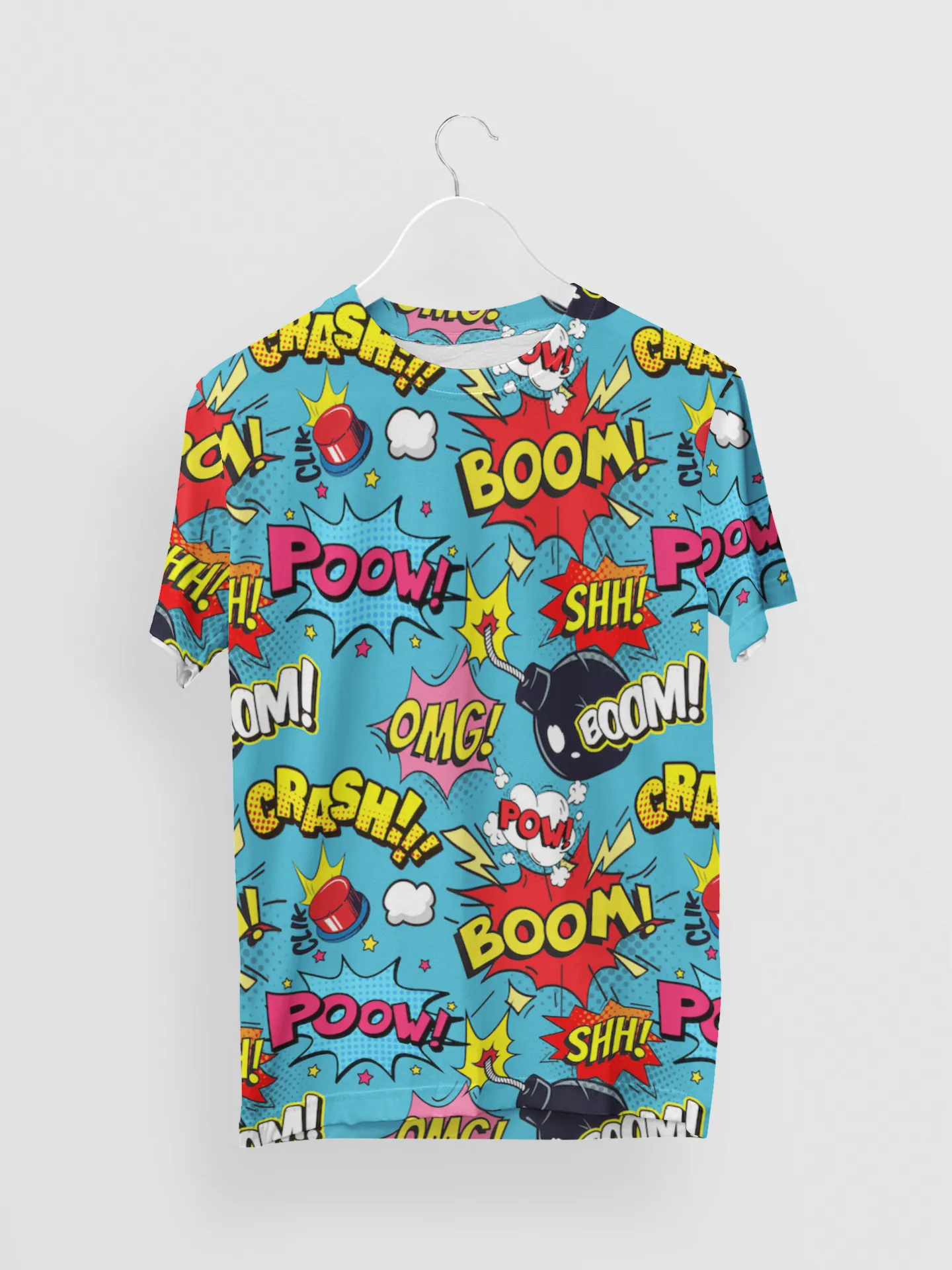 Funky Pop Art Women's All-Over Printed Tee