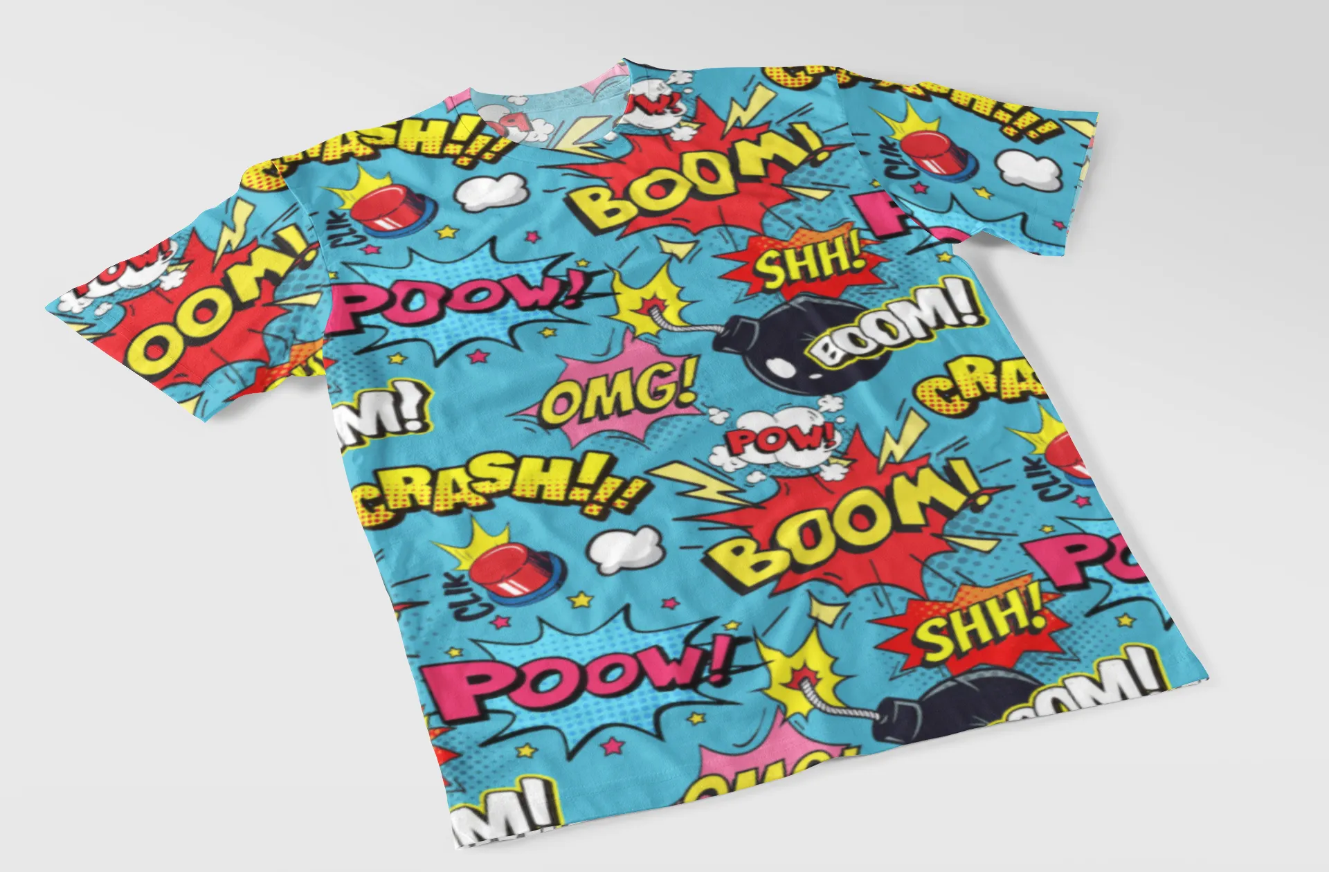 Funky Pop Art Women's All-Over Printed Tee