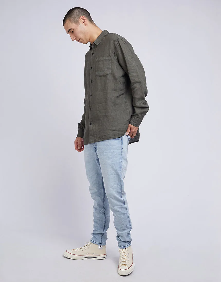 Linen Shirt - Khaki