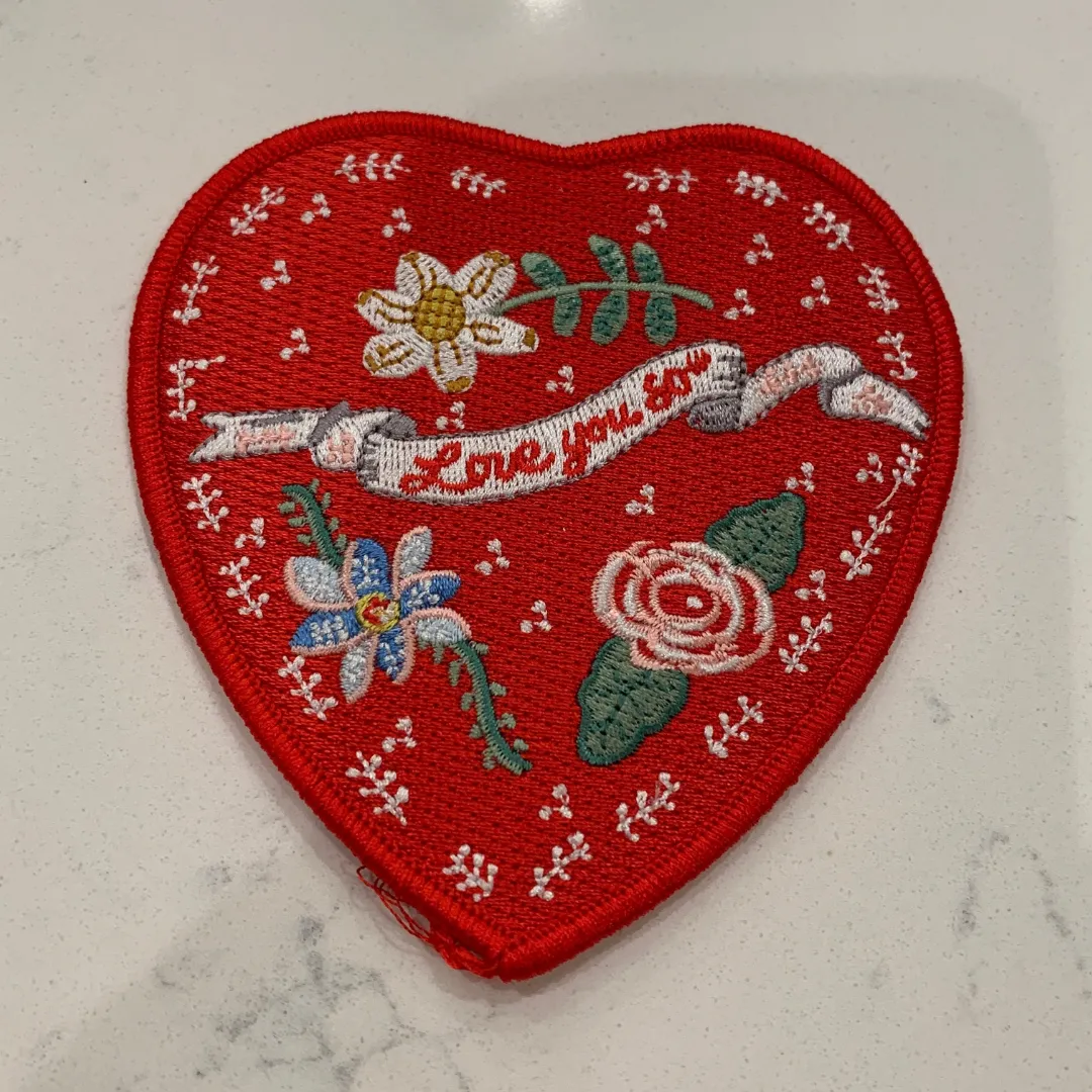 Love You So Heart Patch