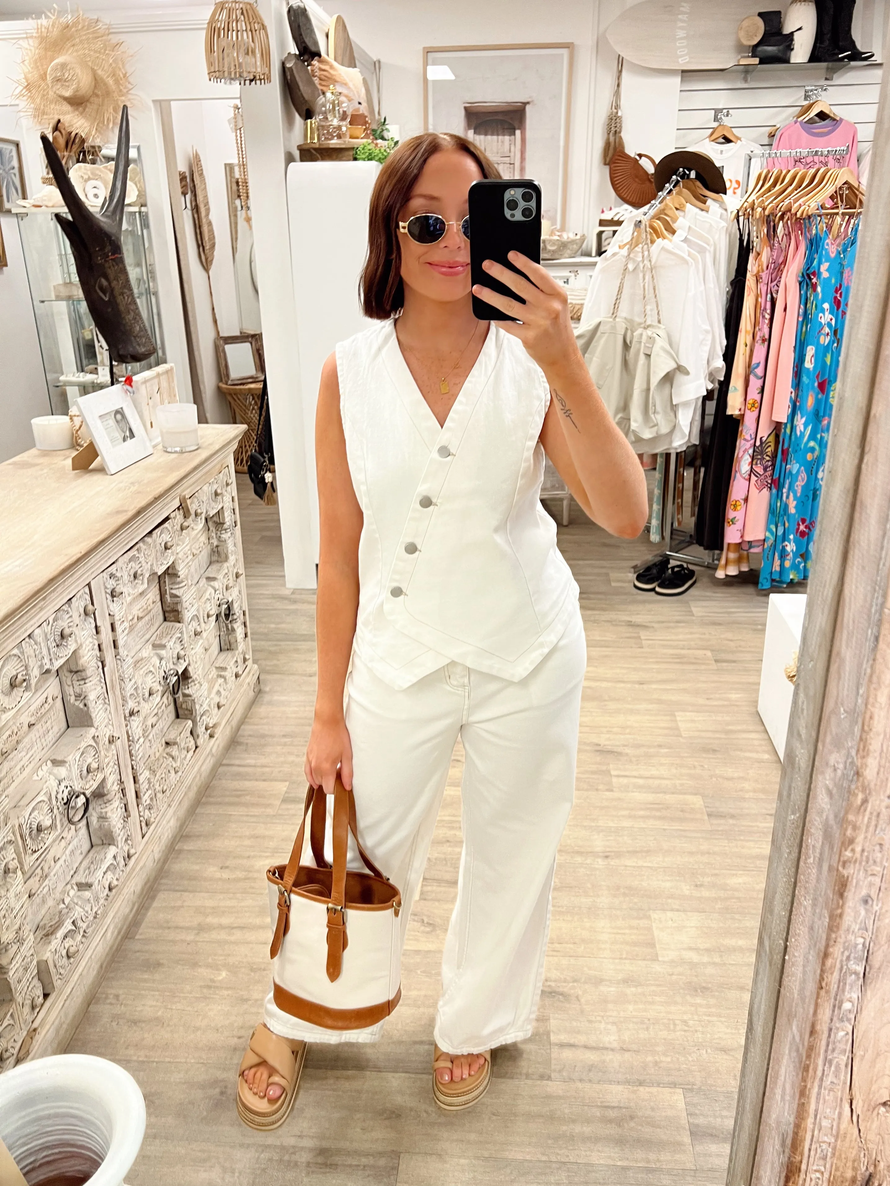 Marza Jeans - Bone White