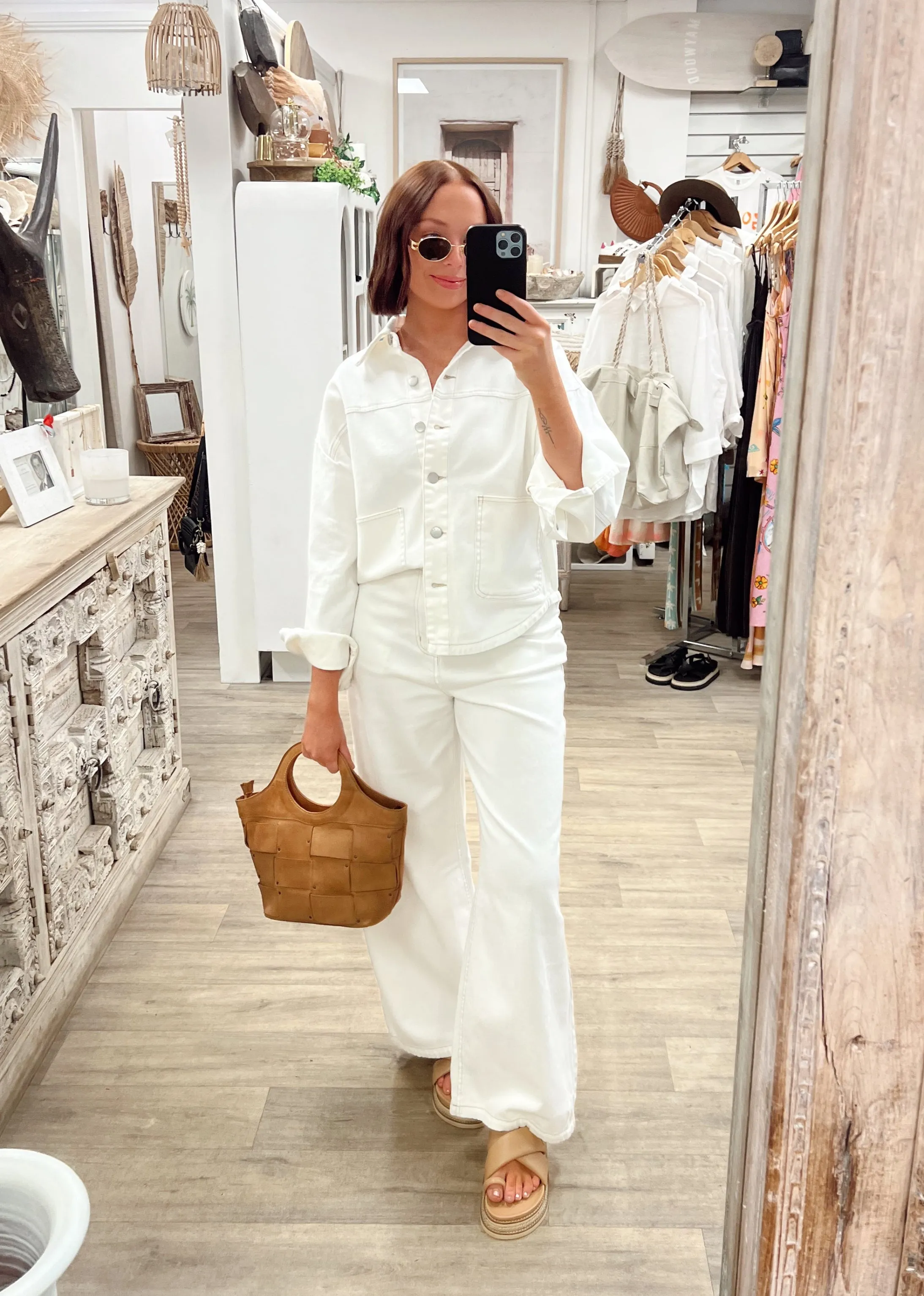 Marza Jeans - Bone White
