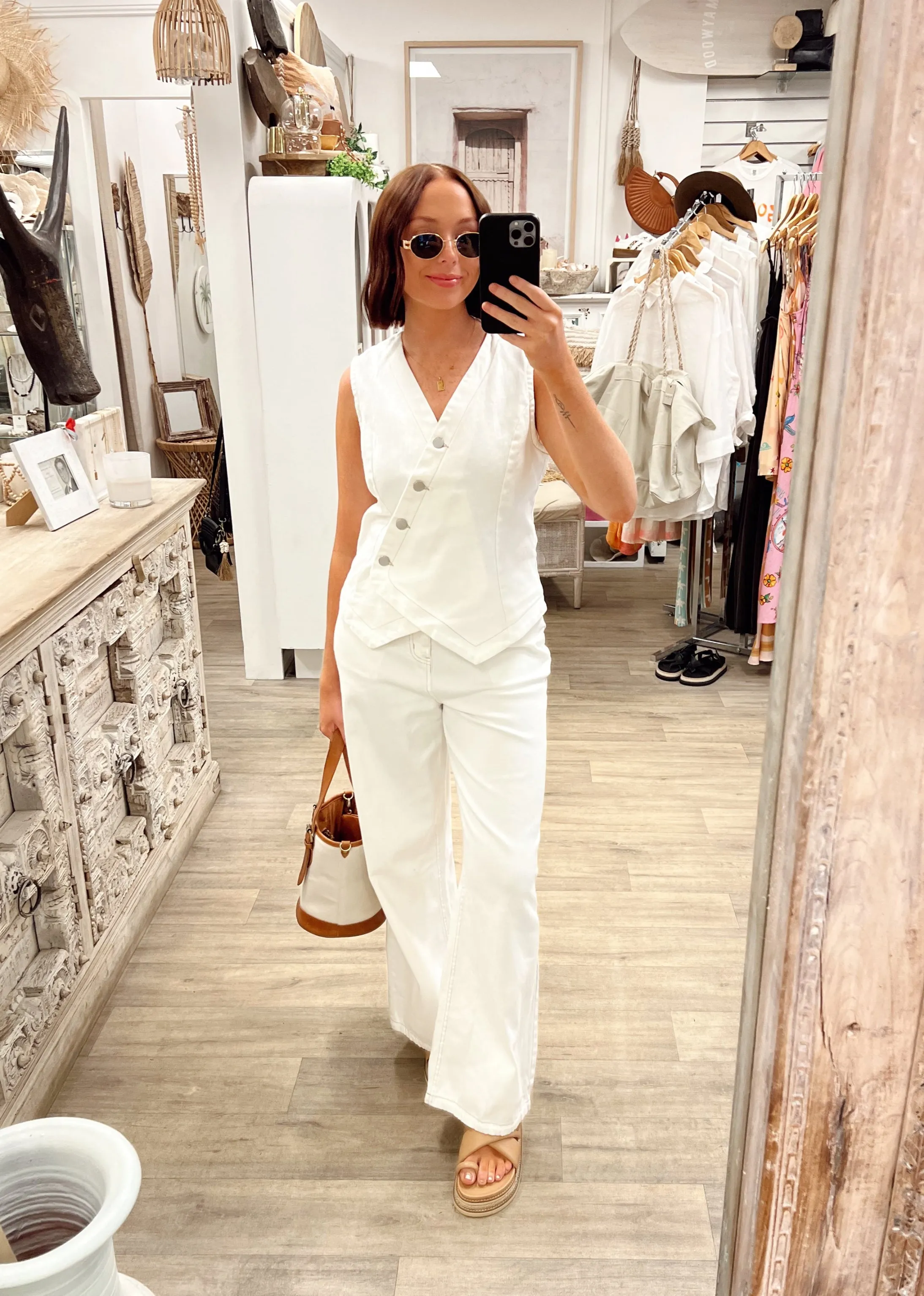 Marza Jeans - Bone White