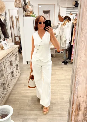 Marza Jeans - Bone White
