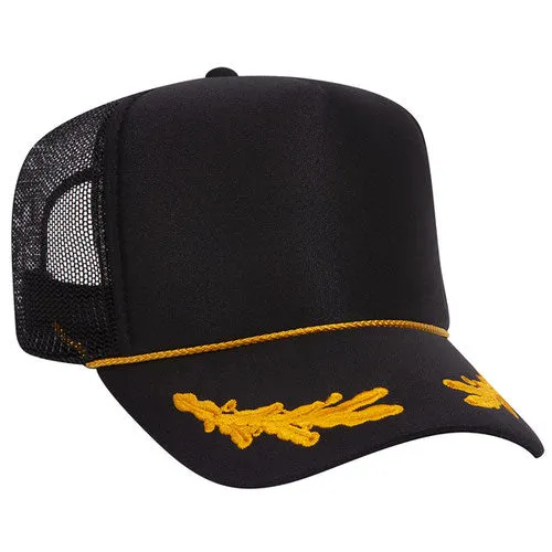 Otto 5 Panel High Crown Trucker Cap