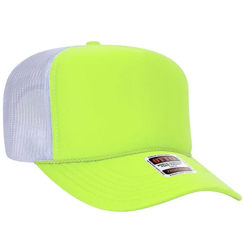 Otto 5 Panel High Crown Trucker Cap