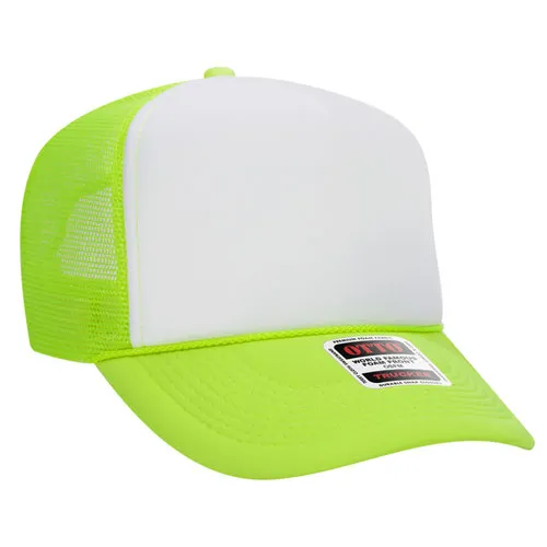 Otto 5 Panel High Crown Trucker Cap