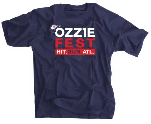 Ozzie Fest : Hit. Run. ATL Baseball Shirt