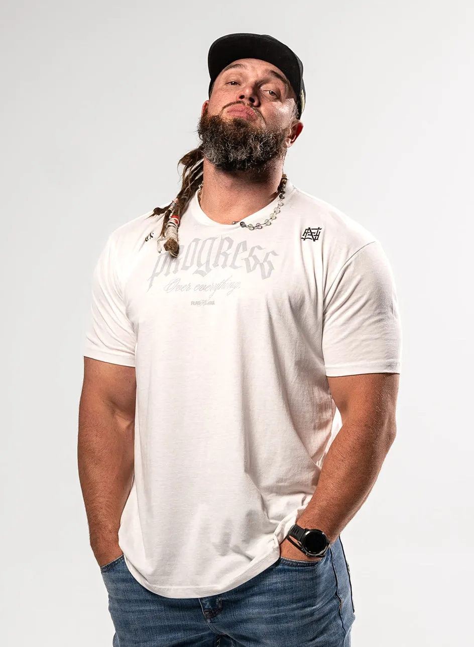 PROGRESS TEE - WHITE