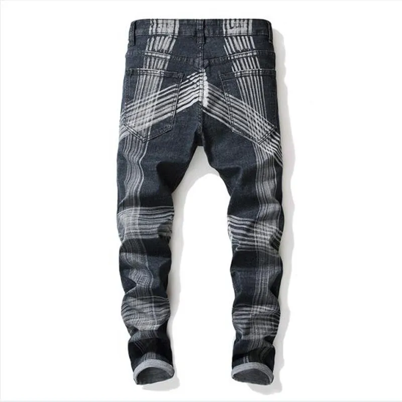 West Louis Slim Fit Holes Beggar Jeans Joggers