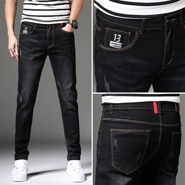 West Louis Slim Fit Skinny Denim Stretch Jeans